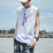 Summer ins Korean Vest Printed Tank Top Trendy Loose Men Hip-Hop Teens Sleeveless Couple T-Shirt Tank Top