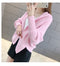 IMG 112 of Classic Cardigan Shawl Women Bat Short Solid Colored Sweater Outerwear