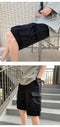 IMG 104 of insPopular Korean Summer Pocket Wide Leg Shorts Men Vintage All-Matching Teens Mid-Length Casual Pants Shorts