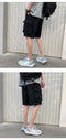 IMG 103 of insPopular Korean Summer Pocket Wide Leg Shorts Men Vintage All-Matching Teens Mid-Length Casual Pants Shorts