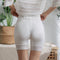 Img 4 - Safety Pants Anti-Exposed Women Summer Lace Outdoor Ice Silk Short Seamless Thin Leggings