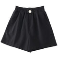 Img 5 - Popular High Waist Shorts Women Summer Outdoor All-Matching Slim Look Loose Casual Wide Leg A-Line Hot Pants