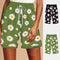 Img 1 - Summer Europe Daisy Printed Wide Leg Shorts Women y-