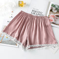 Img 8 - Ice Silk Safety Pants Women Summer Plus Size Lace Anti-Exposed Outdoor Thin Shorts Leggings