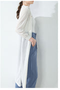 IMG 111 of Summer Women Flaxen Tops Silk Thin Knitted Cardigan Mid-Length Sunscreen Outerwear