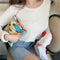 IMG 131 of Teens Summer Hong Kong Women Ruffle Sweater Short Cardigan Tops Outerwear