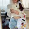 IMG 126 of Teens Summer Hong Kong Women Ruffle Sweater Short Cardigan Tops Outerwear