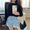 IMG 138 of Teens Summer Hong Kong Women Ruffle Sweater Short Cardigan Tops Outerwear