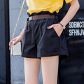 IMG 112 of Summer insShorts Women High Waist Wide Leg Pants Loose Plus Size All-Matching Casual Shorts