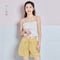 Img 8 - High Waist Clouds Shorts Women Summer Loose Slim Look Korean Short Hot Pants Plus Size Wide Leg Casual A-Line