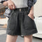 Img 2 - Denim Shorts Women Summer insHigh Waist Korean Loose Cozy Pocket A-Line Wide Leg Hot Pants