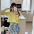 IMG 121 of Teens Summer Hong Kong Women Ruffle Sweater Short Cardigan Tops Outerwear