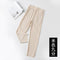 Cropped Pants Women Thin Summer Ice Silk Harem Drape Ankle-Length Loose Slim Look Wide Leg Student Korean Pants