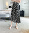 IMG 109 of Summer Japanese Floral High Waist A-Line Women Skirt Printed Beach Skirt