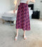 IMG 111 of Summer Japanese Floral High Waist A-Line Women Skirt Printed Beach Skirt