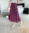 IMG 112 of Summer Japanese Floral High Waist A-Line Women Skirt Printed Beach Skirt