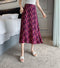 IMG 115 of Summer Japanese Floral High Waist A-Line Women Skirt Printed Beach Skirt