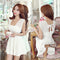 Img 3 - Korean Chiffon Spliced Lotus Flare Sexy Nightclubs Slim Look Sleeveless Strap Dress Chiffon Dress