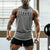 Img 1 - Men Tank Top Fitness Sporty Vest Sleeveless T-Shirt Muscle Training Tops Cotton