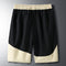 Img 4 - Summer Casual Shorts Men Korean Trendy Straight Loose Plus Size Mid-Length Cargo Beach Pants