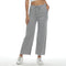 Img 6 - Popular Wide Leg Pants Women Pocket Casual Europe Ankle-Length