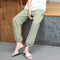 Img 1 - Casual Loose Anti Mosquito Jogger Pants Women Summer All-Matching Slim-Look Ankle-Length Sporty High Waist Lantern Carrot Pants