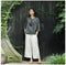 IMG 125 of Summer Korean Art Cotton Blend High Waist Wide Leg Pants Women Plus Size Slim Look Elastic Casual Pants