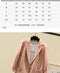 IMG 103 of Blazer Women Flaxen Solid Colored Slim Look Korean Popular Cotton Blend Suit Three-Quarter Length Sleeves Thin Outerwear