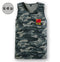 IMG 110 of Men Camo Prints Sporty T-Shirt Tank Top Stretchable Undershirt Sleeveless Tank Top