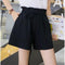Summer Women Outdoor Slim-Look Korean Street Style Wide Leg Pants High Waist Casual Shorts