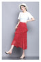 IMG 112 of Fresh Looking Skirt Women Summer Trendy Dress Niche Hip Flattering A-Line Chiffon Floral Skirt