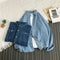 Img 4 - Denim Shirt Men Korean Trendy Handsome Long Sleeved All-Matching Student BF Couple Thin Men Shirt