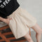 Img 4 - High Waist Cotton Blend Women Summer Loose Line Slim-Look Korean Short Plus Size Thin Wide Leg Casual Shorts