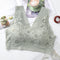 Img 10 - Thin Lace No Metal Wire Bra Flattering Sexy Women Anti-Exposed Bare Back Bralette Breathable One-Piece