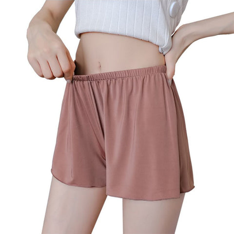 Img 5 - Mask Leggings Women Summer Outdoor Loose Plus Size Thin Silk Pajamas Pants Anti-Exposed Home Safety