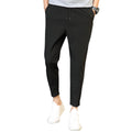 Img 5 - Quick-Drying Sporty Men Casual Jogger Ankle-Length Ice Silk Drape Thin Pants