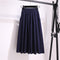 Img 7 - A-Line Mid-Length Cotton Skirt Mori Solid Colored Art Pocket Plus Size Women Summer Skirt