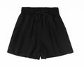 IMG 118 of Chiffon Shorts Women Summer Korean Loose Plus Size Slim Look Casual High Waist Wide Leg Pants Hot Outdoor Shorts