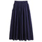 Img 5 - A-Line Mid-Length Cotton Skirt Mori Solid Colored Art Pocket Plus Size Women Summer Skirt