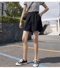 IMG 114 of Summer Suit Pants Casual Chiffon Women Shorts Loose Wide Leg insOutdoor Shorts