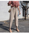 IMG 124 of Summer Korean Chiffon Women Pants Casual Loose Thin Jogger ins Pants