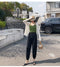 IMG 108 of Summer Korean Chiffon Women Pants Casual Loose Thin Jogger ins Pants