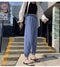 IMG 136 of Summer Korean Chiffon Women Pants Casual Loose Thin Jogger ins Pants