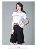 IMG 110 of Shorts Women Summer High Waist Wide Leg Pants Outdoor Mid-Length Loose Plus Size A-Line Hot Shorts