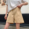 IMG 113 of Cargo Shorts Women Student Summer Loose Straight bfWide Leg Mid-Length Couple Pants Shorts