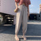 Img 8 - Summer Korean Chiffon Women Pants Casual Loose Thin Jogger ins