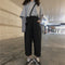 IMG 121 of Cotton Plus Size Women Pound Loose Slim Look Casual Straight bfCargo High Waist Wide Leg Pants