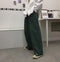 IMG 116 of Cotton Plus Size Women Pound Loose Slim Look Casual Straight bfCargo High Waist Wide Leg Pants