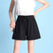 Img 7 - Ice Silk Cotton Blend Shorts Women Summer Loose Thin High Waist Slim Look Trendy Plus Size Track Casual Wide Leg Pants
