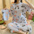 Img 2 - Pajamas Women Summer Sweet Look Adorable Cartoon Short Sleeve Pyjamas Thin Loose Casual Cozy Student Loungewear